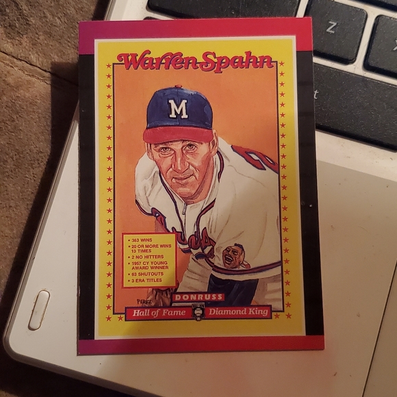Warren spahn baseball card - Picture 1 of 1